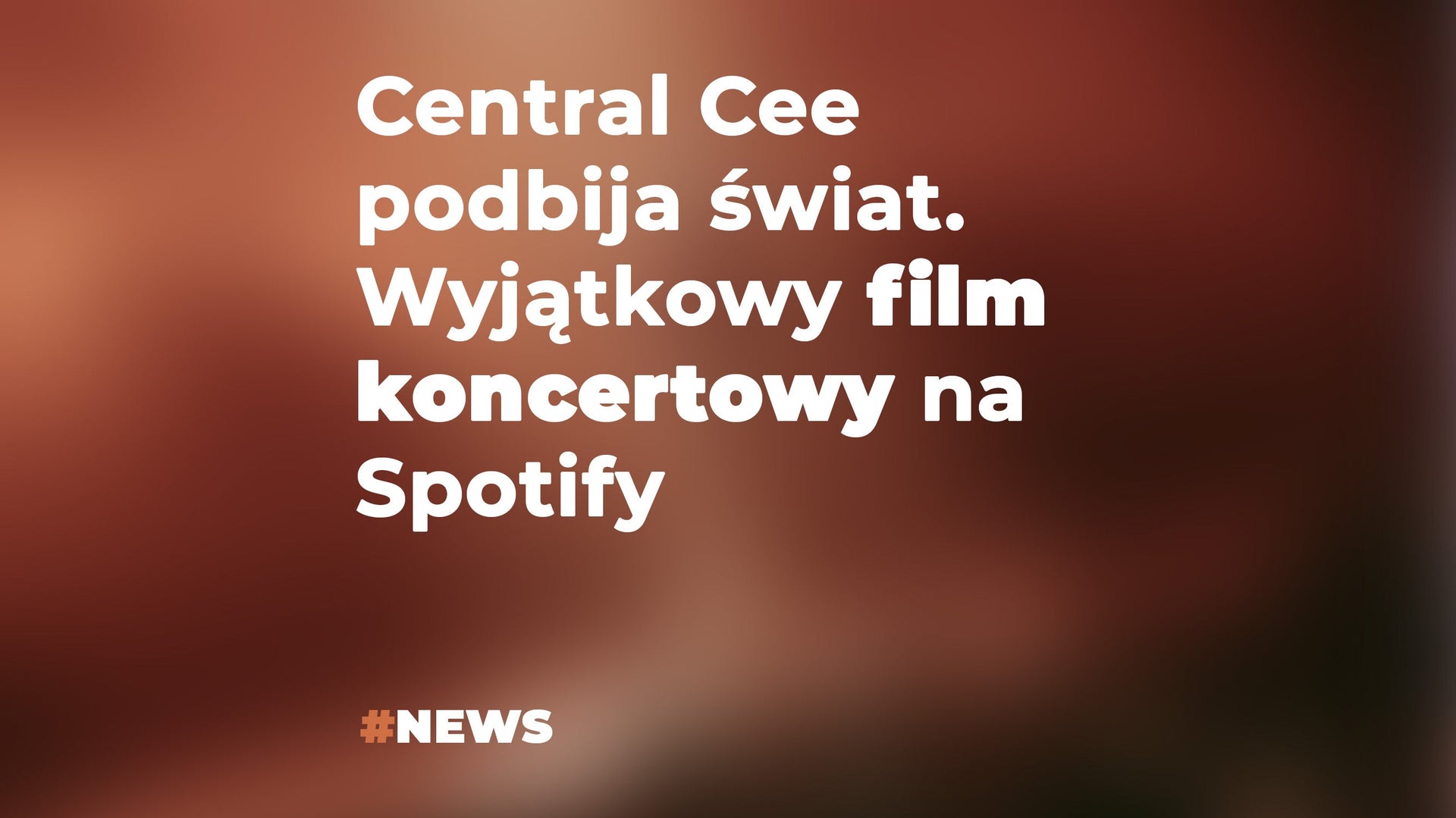 Central Cee podbija świat – wyjątkowy film koncertowy na Spotify