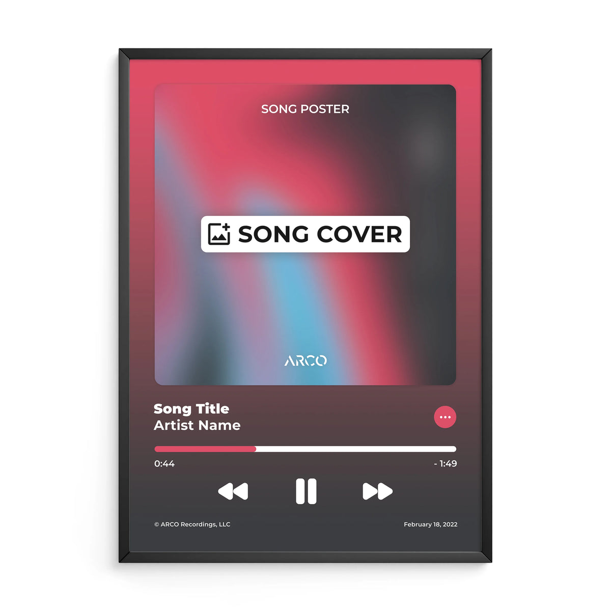 Sone Postr Song Posters – Choose Your Template – ARCO